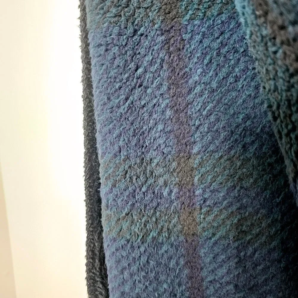 NWT Pendelton Plaid Throw Blanket Navy Green 50  x 70